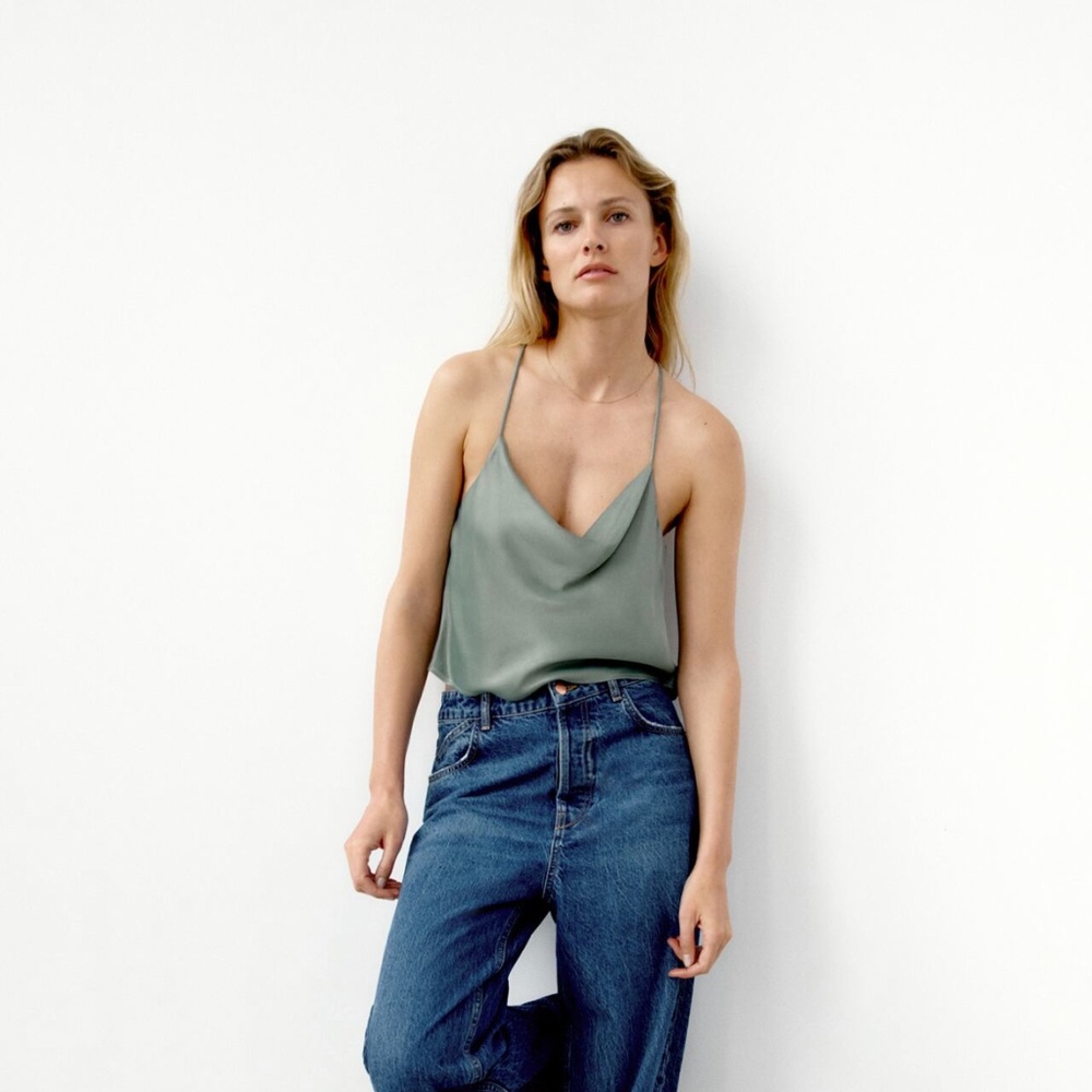 Flowy Neckline top from Zara